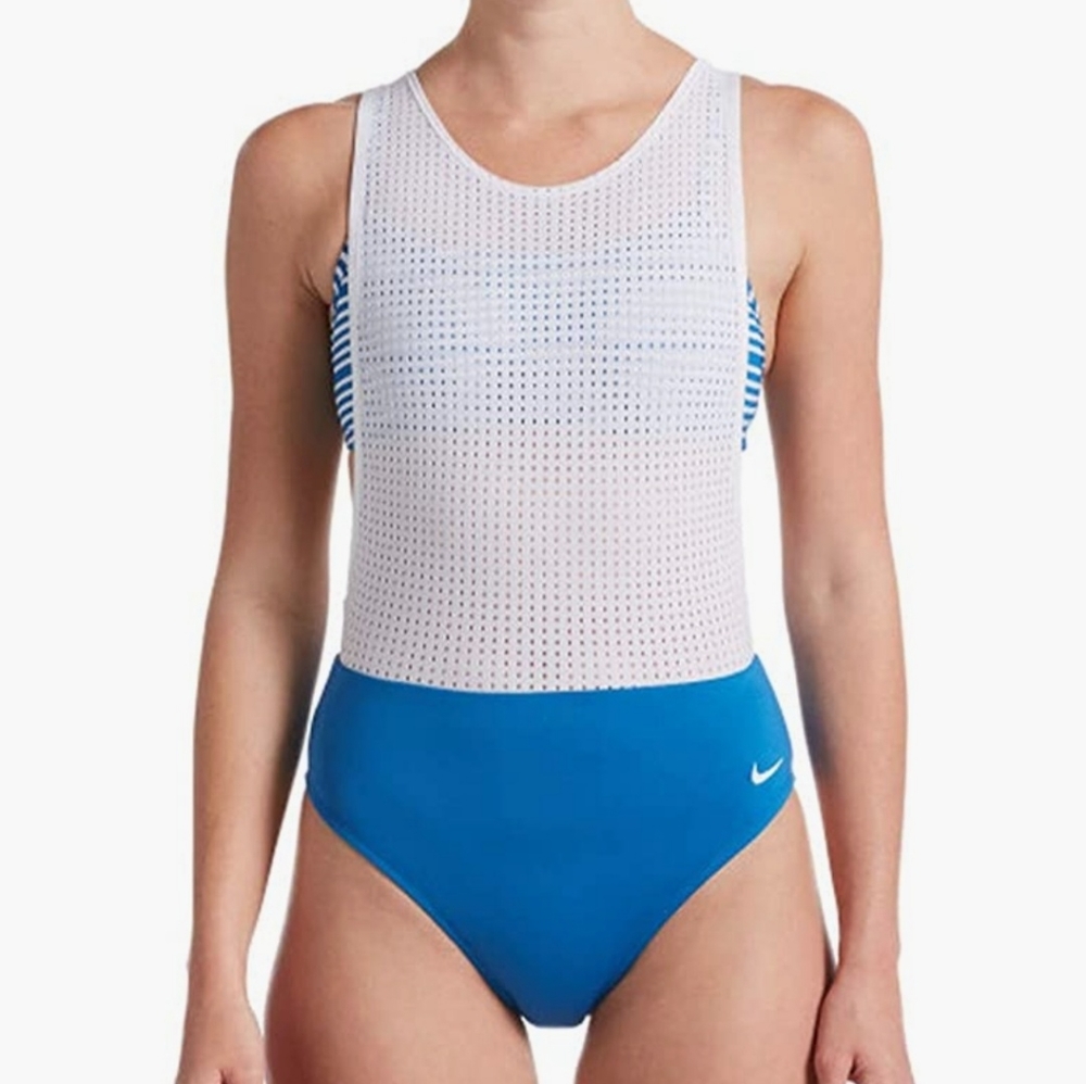 Nike layered one piece swimsuit